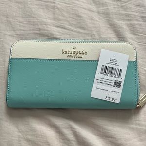 Kate spade long wallet (brand new )